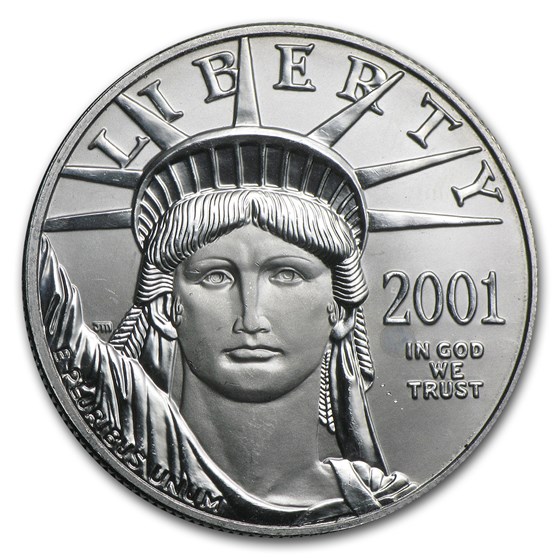 2001 1 oz Platinum American Eagle BU 2001 1 oz Platinum American Eagle BU